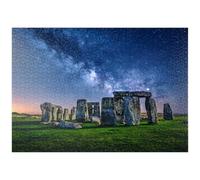 The Milky Way Over Stonehenge, Amesbury, England - Premium 1000 pieces Puzzle - MyPuzzle special collection from Puzzle Galaxy