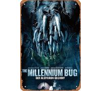 The Millennium Bug Film Movie Poster Retro Metal Tin Sign Wall Home Wall Art Metal Tin Sign,cave,bar,Club, Metal Tin Sign 8x12 Inches