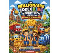 THE MILLIONAIRE CODEX KIDS COLRING BOOK BUILDER TRUCKS TREASURE OF MONEY SKILLS EDITION: Financial Literacy Made Fun Through Builder Truck Adventures, ... and Money Activities for Kids Ages 4-10