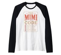 The Mimi Code Bedtime is Whenever The Answer is Always Moms Raglan Baseball Tee