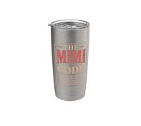 The Mimi Code Bedtime is Whenever The Answer is Always Moms Stainless Steel Insulated Tumbler