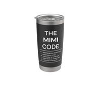 The Mimi Code Bedtime is Whenever The Answer is Always Moms Stainless Steel Insulated Tumbler