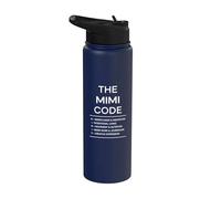 The Mimi Code Bedtime is Whenever The Answer is Always Moms Stainless Steel Insulated Water Bottle