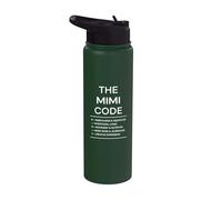 The Mimi Code Bedtime is Whenever The Answer is Always Moms Stainless Steel Insulated Water Bottle