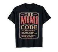 The Mimi Code Bedtime is Whenever The Answer is Always Moms T-Shirt