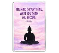 The Mind Is Everything What You Think You Become - Fridge Magnet