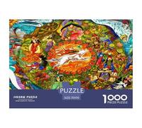 The Mind of Meditation 1000 Pieces Jigsaws for Adults Impossible Beautiful Home Decoration Art Colorful DIY Craft 70x50cm/1000pcs