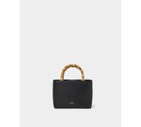The Mini Clio Leather Grab Bag OSPREY LONDON Black One Size