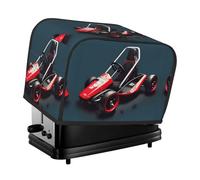 The Mini Kart toaster cover is suitable for 2 small toaster covers with wide slots and comes with a storage pocket to meet diverse baking needs.