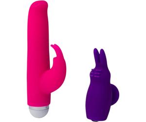The Mini Rabbit and Finger Rabbit Couple's Playtime Set