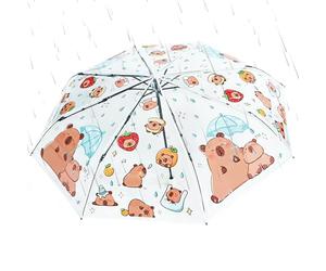 The Mini Umbrella for Kids Is An Adorable And Practical Tool For Kids Who Love Outdoor Activities In The Rain. With A Cute Capybara Design, This Lightweight Rain Ski