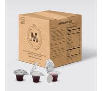 The Miracle Meal Pre-Filled Communion Cups & Wafer Set - Box of 100 | Prepackaged Holy Communion Bread & 100% Concord Grape Juice | Ready to Serve for Churches & Fellowship Gatherings