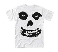The Misfits All Over Skull Face Official Tee T-Shirt Mens Unisex (X-Large) White