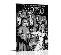 The Misfits Poster Canvas Oil Painting Canvas Art Poster Home Hanging Painting Bar Art Interior Wall Decoration PosterFrame-style20x30inch(50x75cm)