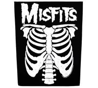 The Misfits Ribcage Back Patch Punk Rock Band XL DTG Printed Sew On