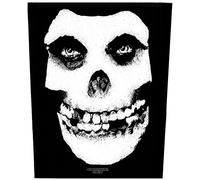 The Misfits White Skull Back Patch