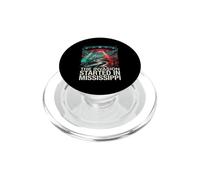 The Mississippi Invasion Alien Takeover PopSockets PopGrip for MagSafe