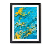 The Mist Abstract Framed Print | A2 Black Framed Wall Art | Ready to Hang | Abstract Fantasy Picture | Living Room Bedroom Lounge Office