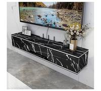 The modern floating TV cabinet console shelf with an upper flap door is designed to enhance your living space while providing ample storage for your media devices. This stylish cabinet not o