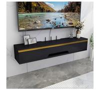 The modern floating TV cabinet console shelf with an upper flap door is designed to enhance your living space while providing ample storage for your media devices. This stylish cabinet not o