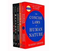 The Modern Machiavellian Series 5 Books Collection Set By Robert Greene(The Concise Laws of Human Nature, 48 Laws Of Power, Art of Seduction, The Concise Mastery & 33 Strategies of War)