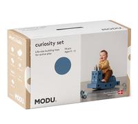 The MODU Curiosity set | Deep Blue/Sky Blue | Premium Life-Size Building Toy for Kids | 10+ Builds for Active Play & Motor Skills | Ride-On & Balance Toy | Creative Play for Toddlers, Age 0-6