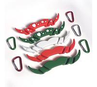 The MoGuard - Mustache Guard Drink Attachment (Christmas 3 pack)