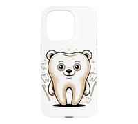 The Molar Bear Dental Assistant Dentist Tooth Pun Case for iPhone 15 Pro
