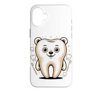 The Molar Bear Dental Assistant Dentist Tooth Pun Case for iPhone 16 Plus
