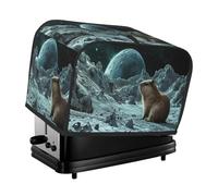 The Mole On The Moon Toaster Cover 2 Slice Kitchen Small Appliance Covers With Pockets Dust And Fingerprint Protectio