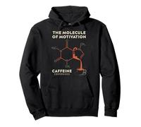 The Molecule of Motivation Caffeine STEM Student Coffee Pullover Hoodie