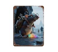 The Mole's Memory Fragments (2) Retro Poster Metal Tin Sign Chic Art Retro Iron Painting Bar People Cave Cafe Family Garage Poster Wall Decoration 12x16inch(30x40cm)