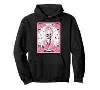 The Mom Tarot Card Skeleton Mama Coffee Lover Mother's Day Pullover Hoodie