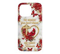 The Moment My Heart Changed Forever Memorial Cardinal Case for iPhone 14 Pro Max