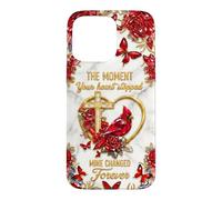 The Moment My Heart Changed Forever Memorial Cardinal Case for iPhone 15 Pro Max