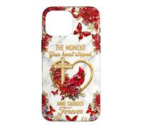 The Moment My Heart Changed Forever Memorial Cardinal Case for iPhone 16 Pro Max