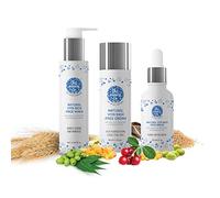 The Moms Co. Natural Vita Rich Complete Night Repair Bundle with Face Wash 100 ml, Face Cream 50 ml & Face Serum 30 ml