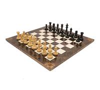 The Monarch Ebony And Walnut Grand Luxury Chess Set