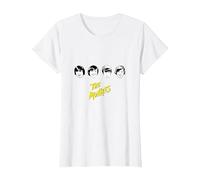The Monkees B&W Faces T-Shirt, Women, White, 3X-Large