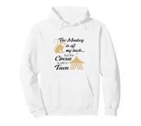 The Monkey Is Off My Back Circus Humor Pullover Hoodie