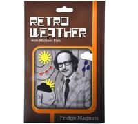The Monster Factory Retro Weather Fridge Magnets