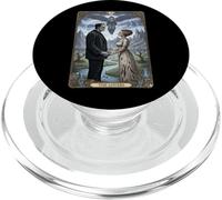 The Monster Frankenstein And Bride Lovers Tarot Card PopSockets PopGrip for MagSafe
