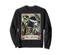 The Monster Frankenstein And Bride The Lovers Tarot Card Sweatshirt