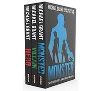The Monster Series 3 Books Collection Set by Michael Grant ( Hero, Villain, Monster)