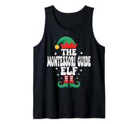 The Montessori Guide Elf Funny Christmas Matching Family Tank Top