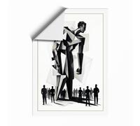 The Monumental Figure Expressionism Unframed Wall Art Print A1 (84.1×59.4cm), Wall Decor for Living Room, Bedroom, Office & Home, Art Gift