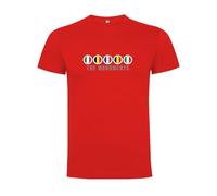 The Monuments Classic Cycling T-Shirt, Multiple Colors Available, Cotton Blend, Sports Performance Wear (UK, Alpha, XL, Regular, Regular, Red)
