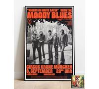The Moody Blues 1973 Munich Repro Concert Tour Live Poster Like A1-36"x24"