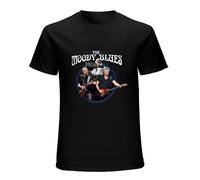 The Moody Blues T Shirt Men Casual Short Sleeves Novelty Shirt Tee Tops Black 3XL