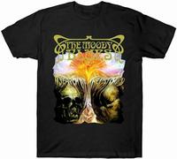 The Moody Blues T-Shirt Search of The Lost Chord Funny Black Cotton Tee Gift Men Black L